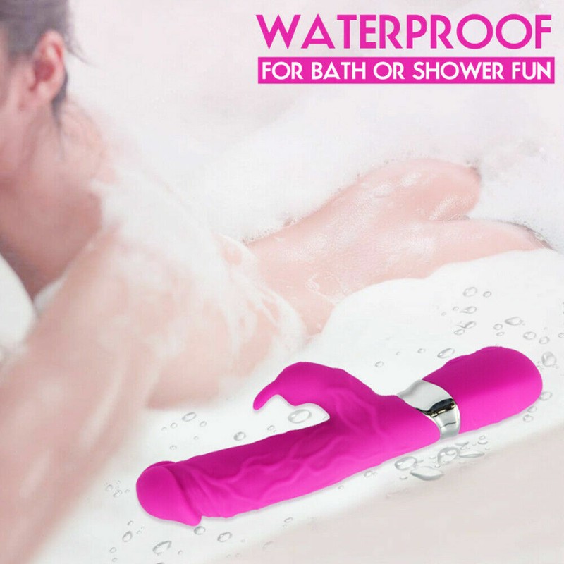 G-Spot Dildo Rabbit Vibrator Clit Massager Thrusting Rotating Sex Toys for Women gallery