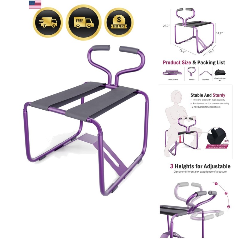 Sex Chair Furniture Adjustable Bouncing Stool Portable Supportive Bonding