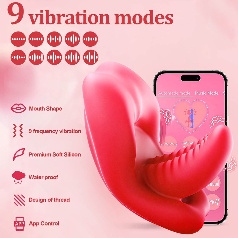 fantasy For Her Silicone Fun Tongue Vibrator Clit Licking G-Spot Dildo Sex Toy