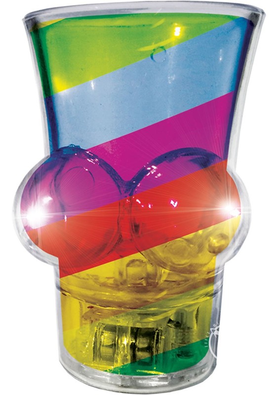 Light Up Rainbow Boobie Shot Glass Multicolor gallery