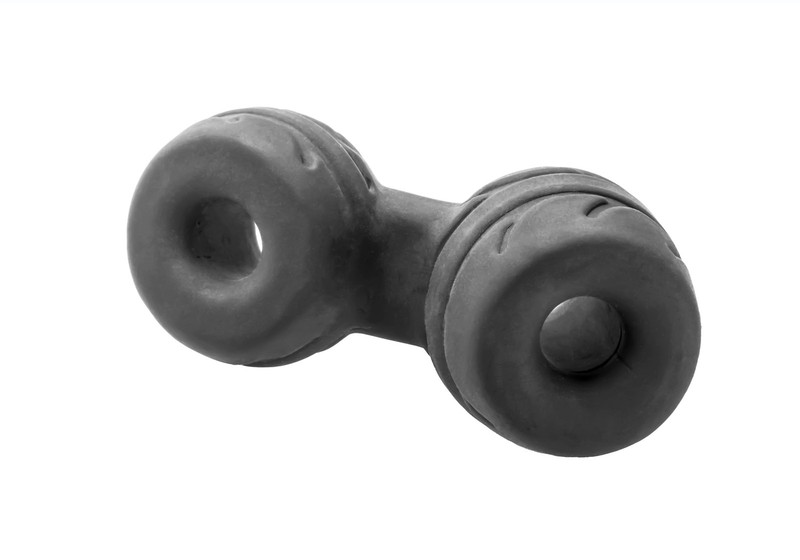 Silaskin Cock & Ball Ring and Stretcher – Black