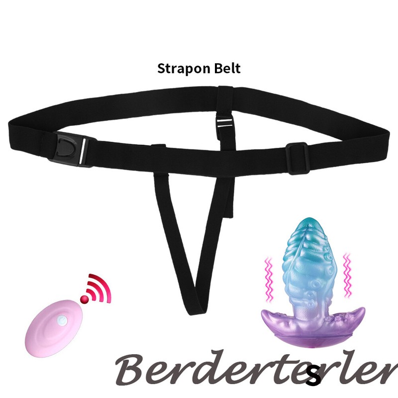 Monster Silicone Anal Plug Butt Plug Remote Control Vibrator Wearable Anal Dildo gallery
