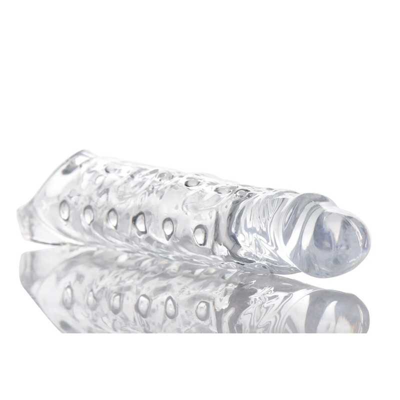 Add 3" Realistic Penis Extender Extension Sleeve Cock Sheath Enlarger Enhancer gallery