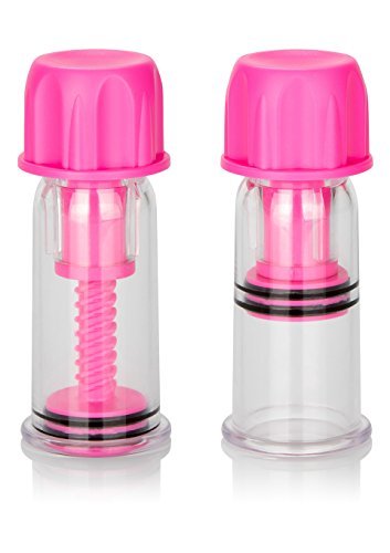 Nipple Play Vacuum Twist Suckers Pink
