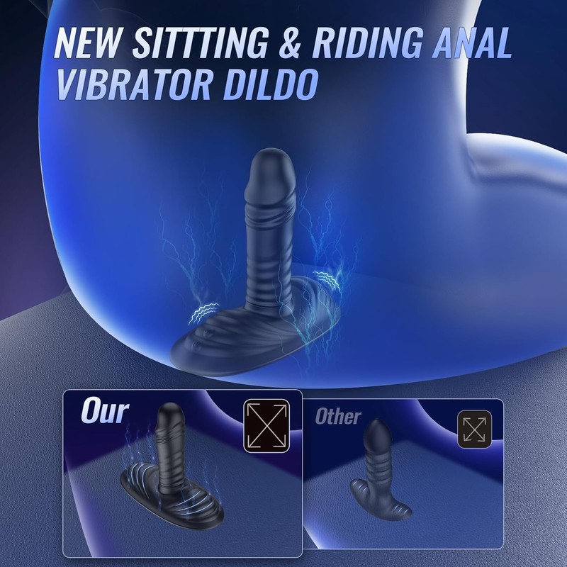 Prostate Massager Anal Dildo Anal Toy,Grinder Butt Plug Male Sex Toys Adult Toy gallery