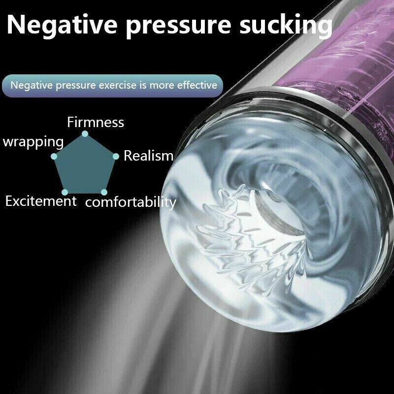 Male Masturbaters Automatic HandsFree Rotating Cup Thrusting Stroker Men Sex Toy gallery