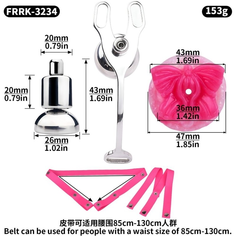 Designed Metal Male Chastity Cage Men Penis Restraint Device Bondage SM Toy gallery