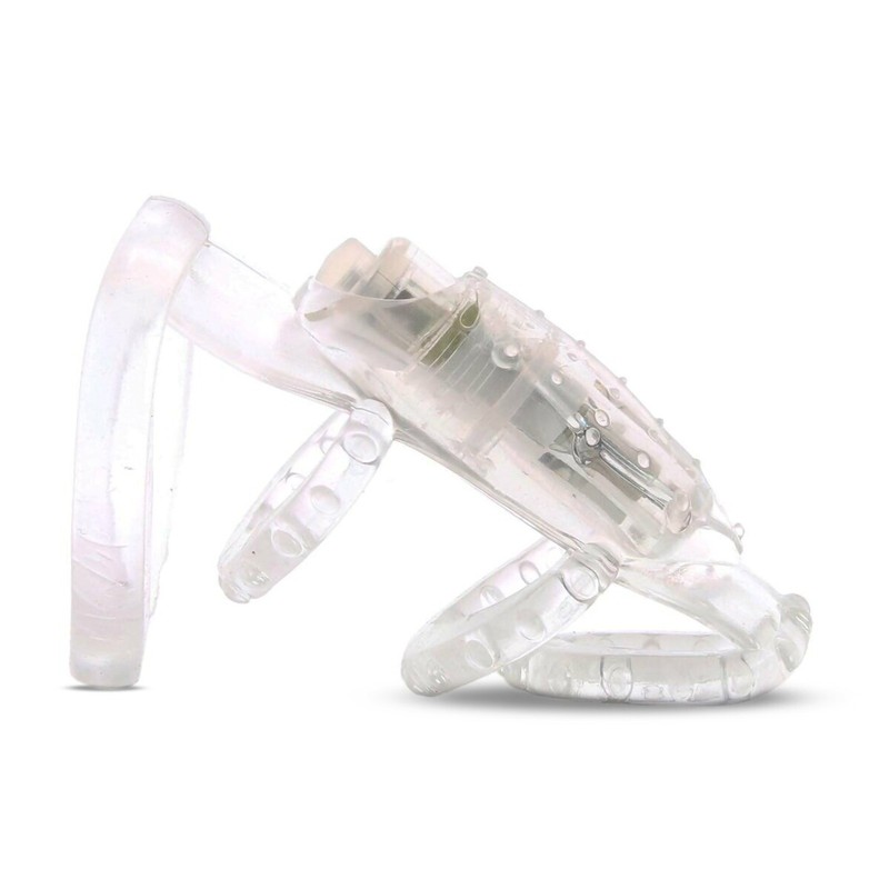 Zinger Vibrating Cock Cage Penis Enhancer Orgasm Love Ring Couple Sex Toys gallery