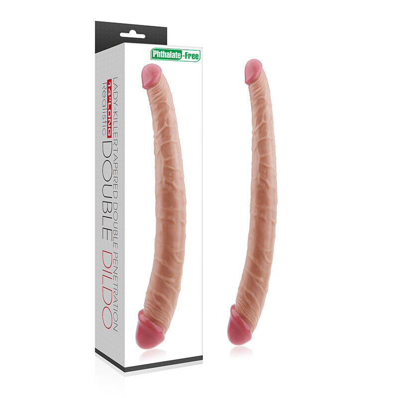 Lovetoy 14 inch Double Ended Dildo Two Sided Penetration Dong for Women Lesbian