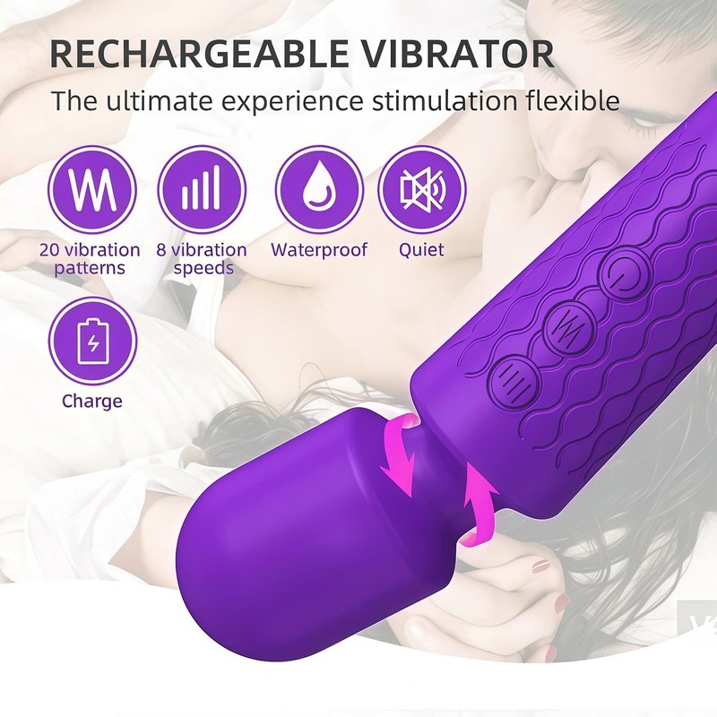 Sex Toys for Women Rechargeable G-spot Clit Vibrator Dildo Massager Adult Gifts gallery