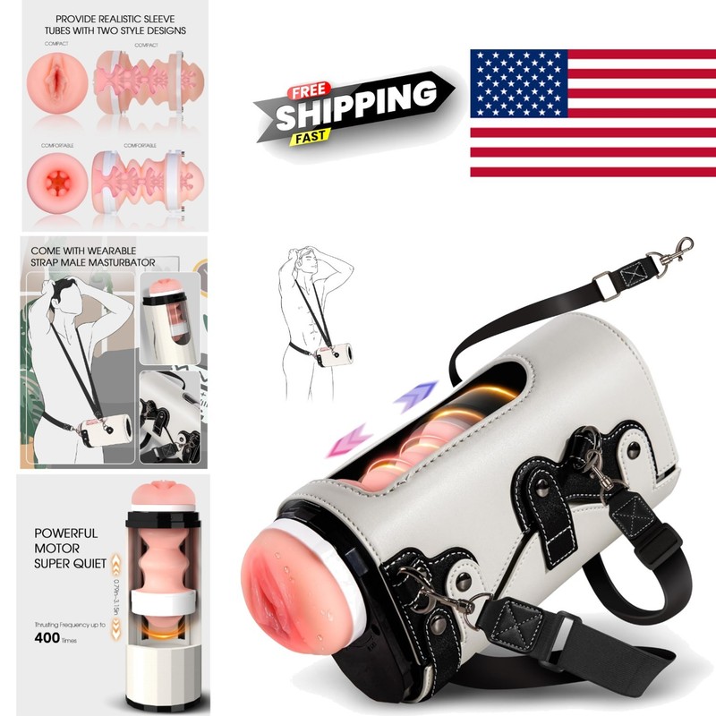 Compact Automatic Masturbator for Solo Play with 7.48 Inches Insertable Length