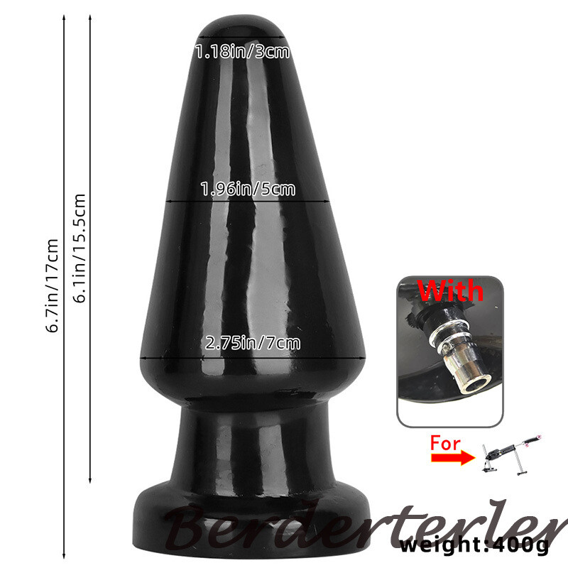 Huge Anal Butt Plug Dildos Anus Dilator Masturbation 3XLR/Vac-U-Lock Sex Machine gallery