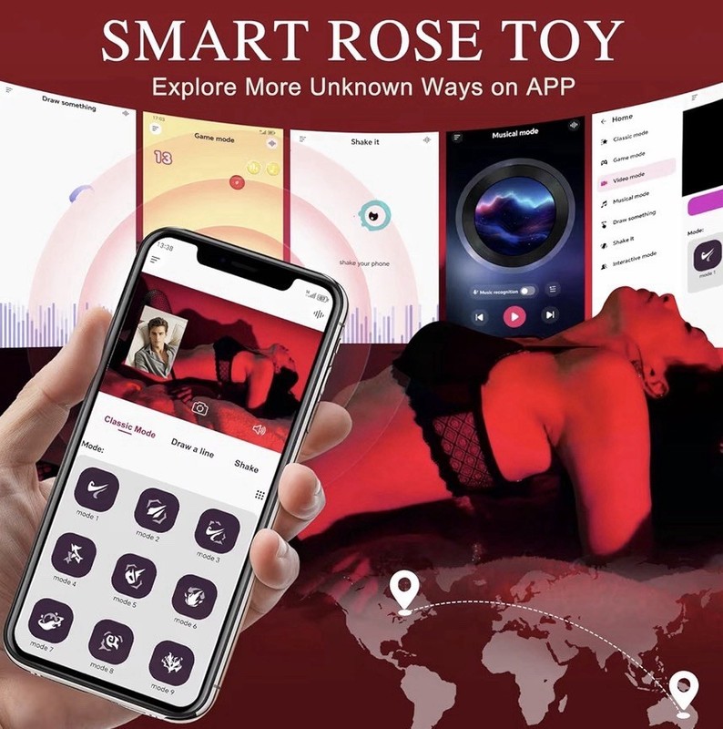 Bed Restraint Kit & Wearable Vibrating Panty Remote/App Control Set gallery