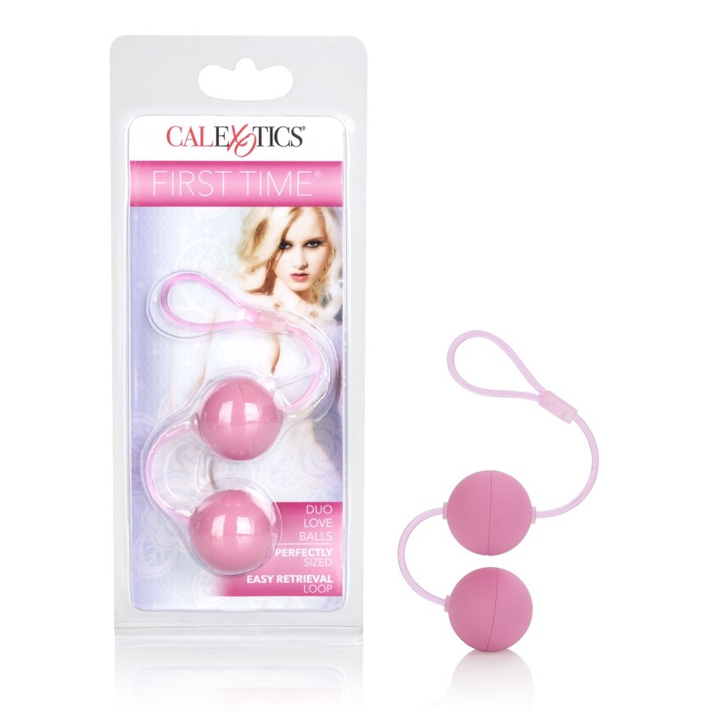 Cal Exotics First Time Love Balls Duo Lover Pink – Kegel Pelvic Exerciser