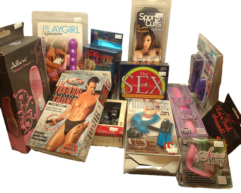 Mystery Adult Toy Lot of 50 different items-games-anal-vibrators -New Not Tested