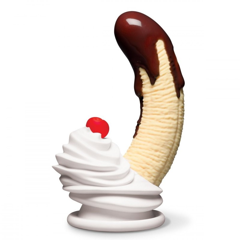 Chocolate Dipped Banana Split Premium Silicone Dildo gallery