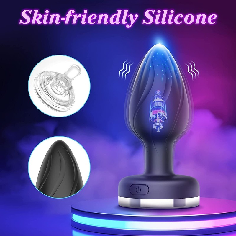 Anal Butt Plug Vibrator G-spot Male Prostate Massager Sex Toys for Women Men gallery