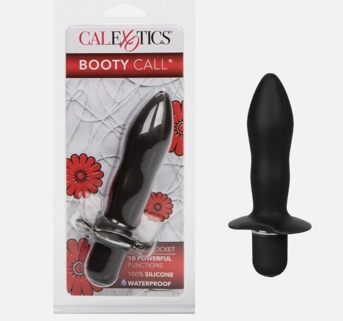 Cal Exotics Booty Call Booty Rocket Black – Anal Vibrator Butt Probe Vibe