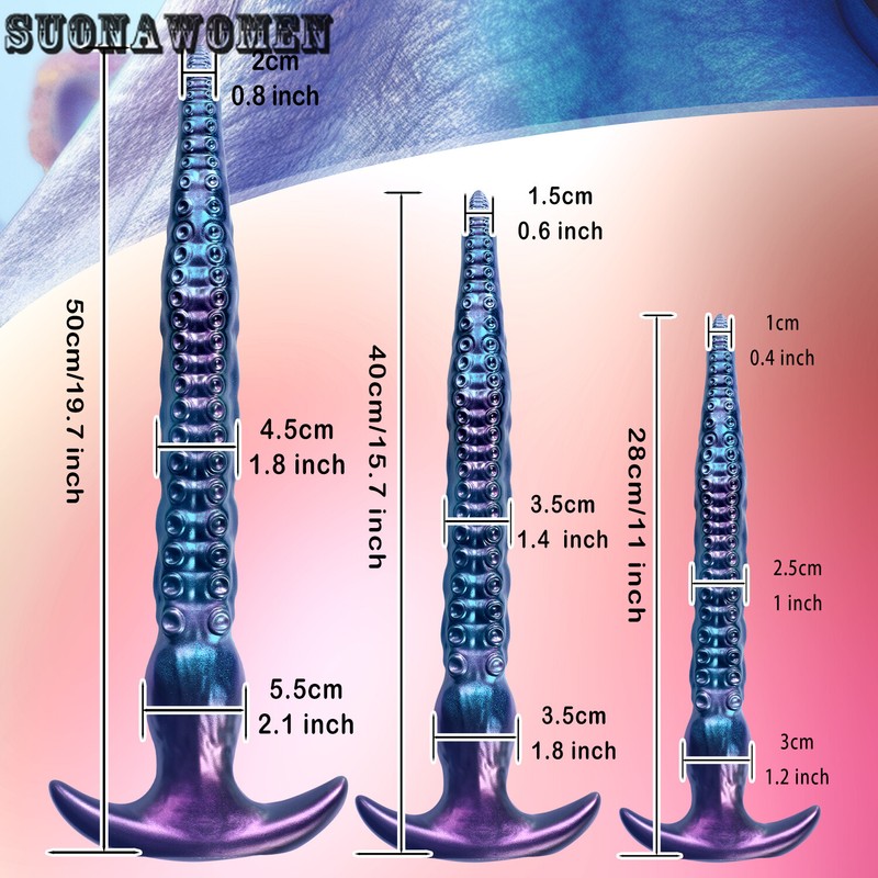Tentacles Penetration Anal Plug Ass Butt Plug Dildo Anal Dilator Adult Sex Toys gallery