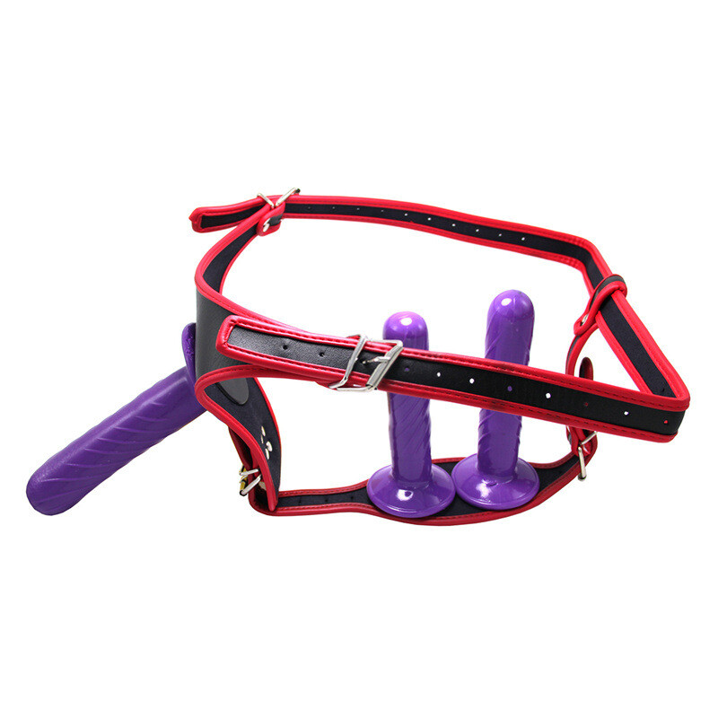 Strap-On-Harness-G-Spot-Dildo-Anal-Vagina-Dong-Pegging-Sex-Toys-for-Couple-Women gallery