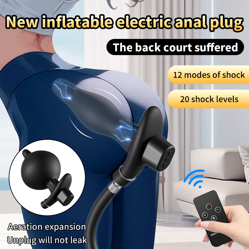 Huge Big Inflatable Plug Expandable Electric Pump Men Adults Silicone BDSM Women gallery