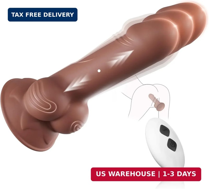 Zenvester Prostate Massager Vibrating Butt Plug, Anal Dildo Male Sex Toys for Me
