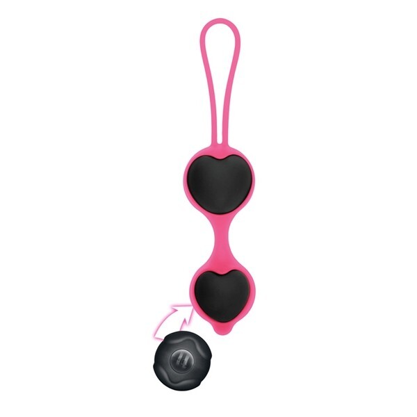 Calexotics Coco Licious Silicone Kegel Trainer Black Balls, New gallery