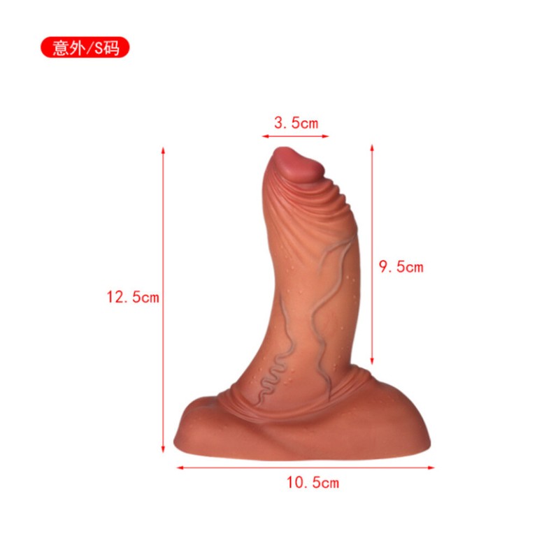 2 Shape 3 Sizes Silicone Realistic Dildo Suction Cup Anal Vagina Sex-Toys Women gallery