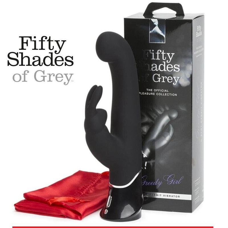 Fifty Shades Of Grey Greedy Girl USB Rechargeable G-Spot Rabbit Vibrator