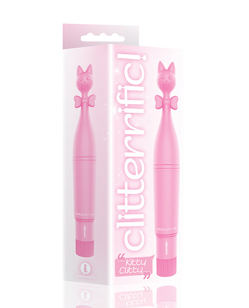 The 9&rsquo;s Clitterific! Kitty Clitty Clitoral Stimulator Pink