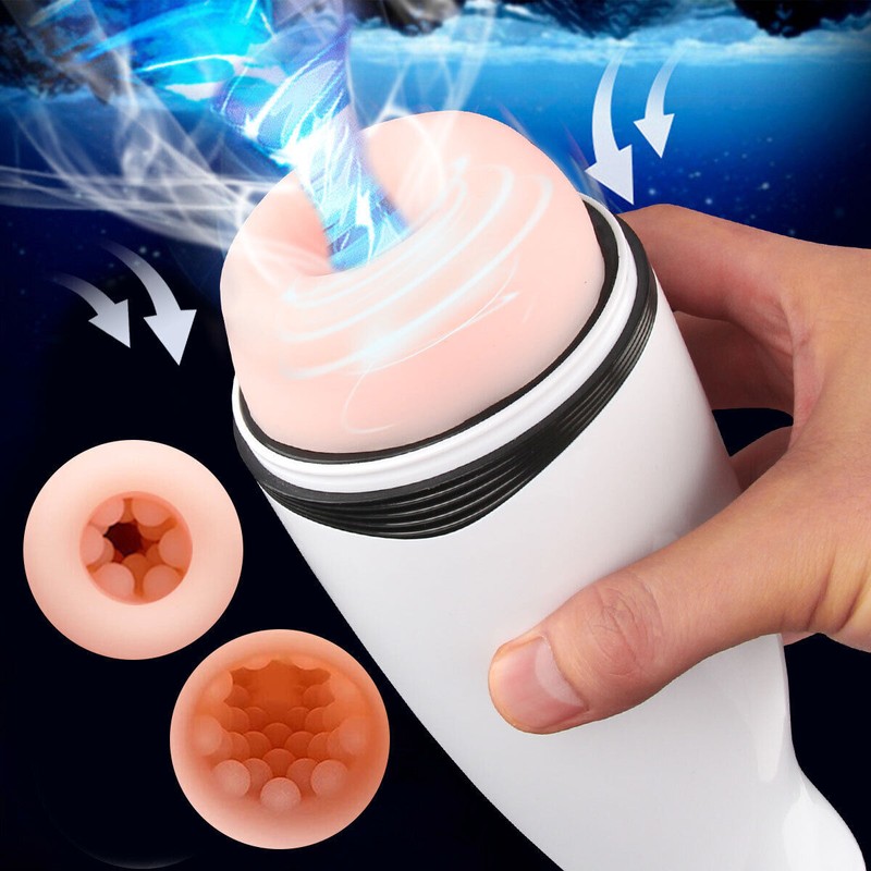 Automatic Male Masturbator Cup Handsfree Stroker Pocket Pussy Sex Toys for-Men gallery