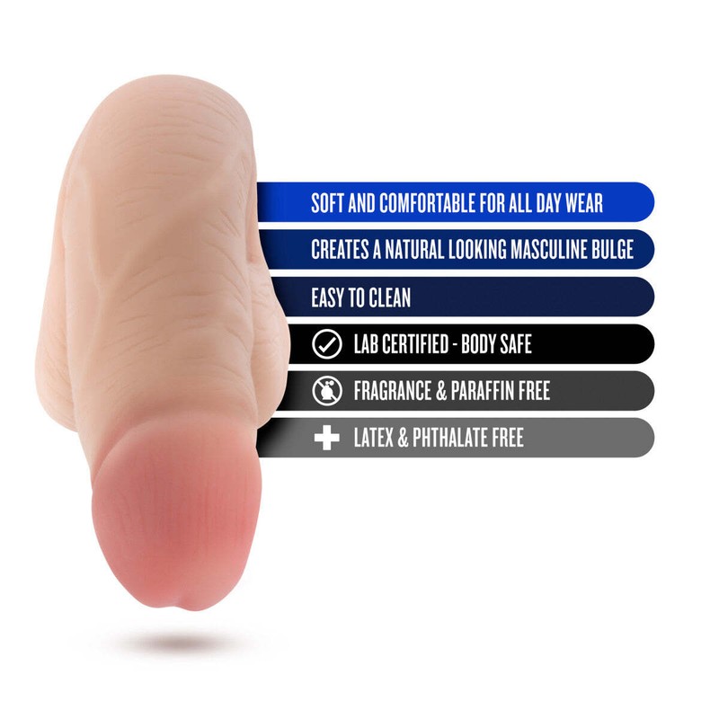 Blush Performance Soft Realistic Packing Dildo 5 Inch Length 1.25 Inch Width gallery