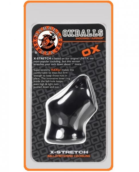 Oxballs Atomic Jock Unit X Stretch Cock Ring Ball Stretcher Scrotum Sex Toy Men gallery