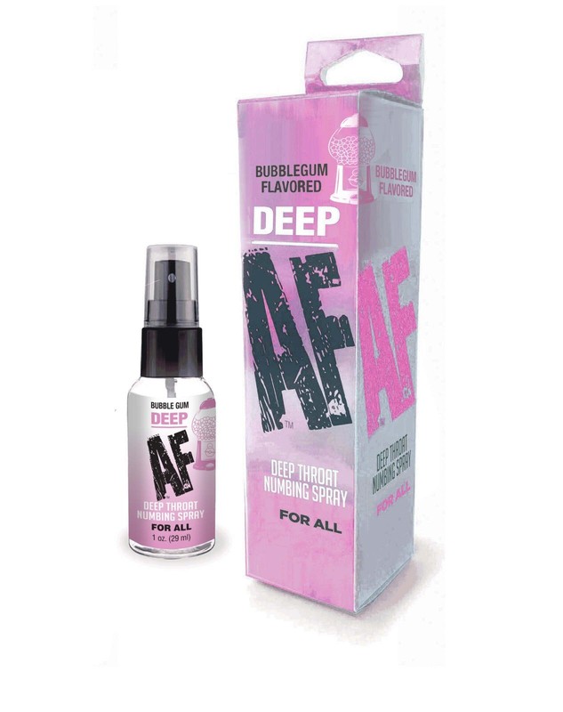 Little Genie Deep Af Deep Throat Spray Bubblegum 1 fluid ounce, New
