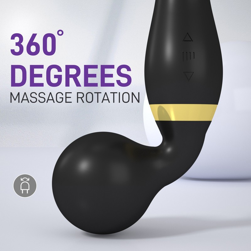 Multi-Speed 20 Modes Vibrating Handheld Massager Wand Full Body Magic Therapy gallery