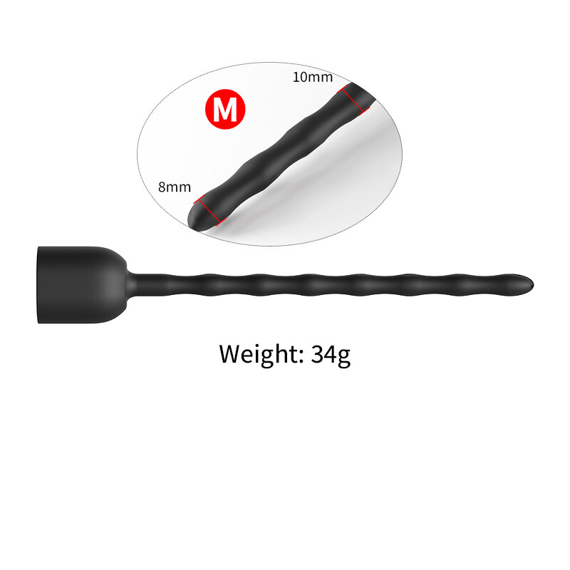 8.58" Electric Urethral Plug Dick Stretcher Electro Penis Plug Enhancer E-Stim gallery