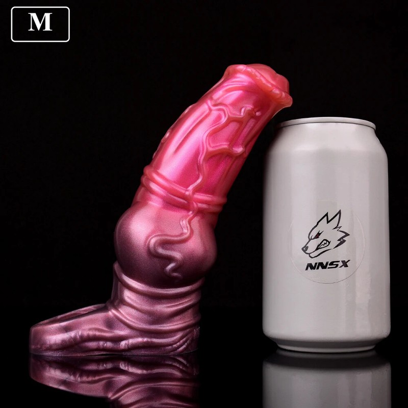 Silicone Penis Sleeve With Big Knot Dick Enlargement Sheath Ring Adult Sex Toys