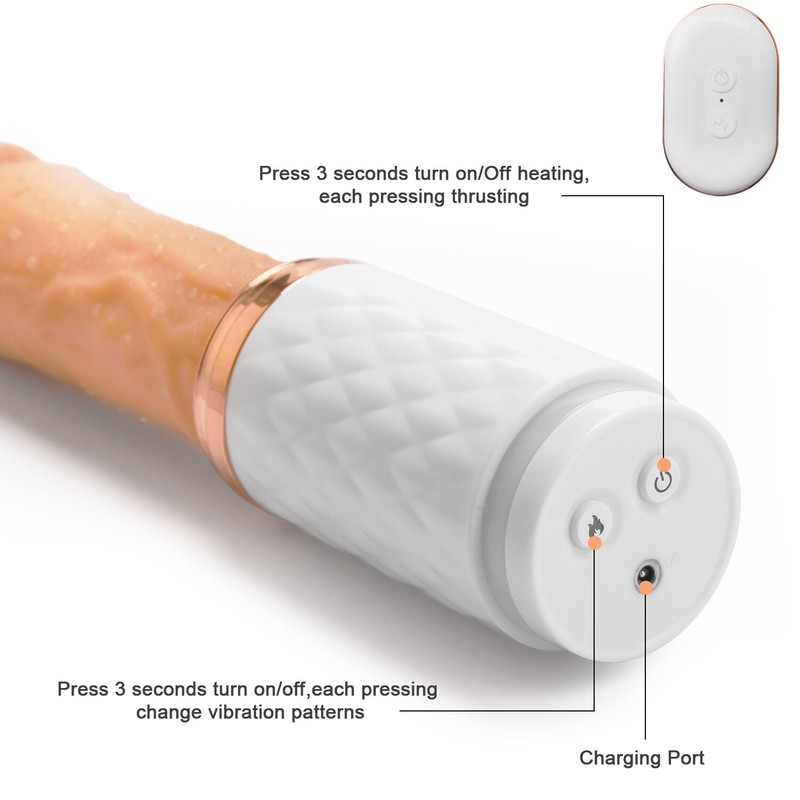 Automatic 7 Thrusting Dildo Sex Machine for Women Hands Free Sex Toys Heating US gallery