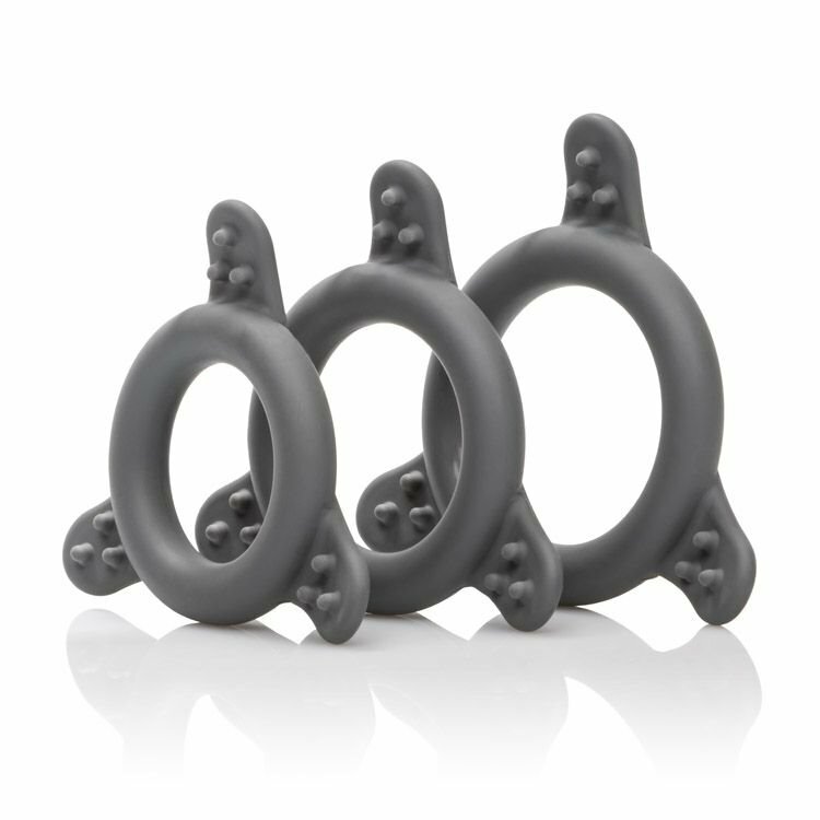 Pro Series Silicone Male Penis Erection Enhancing Love Cock Ring Ring Set gallery
