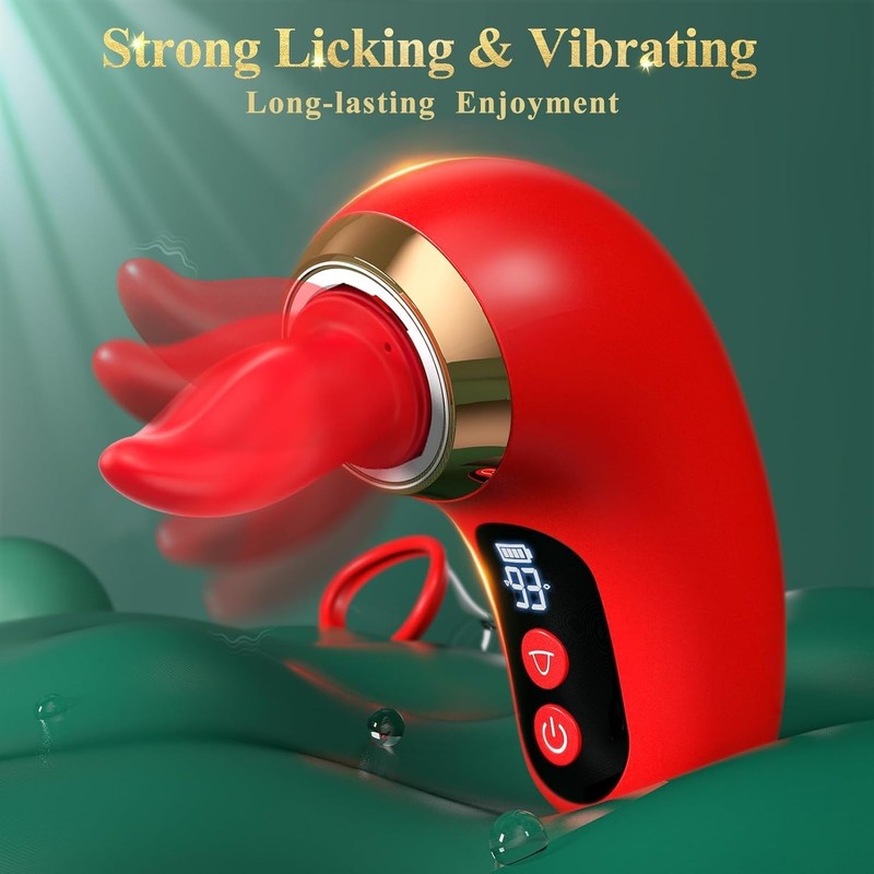 Vibrator Adult Sex Toys for Women - 5IN1 Sucking Vibrator Rose Sex Toy, 3 Suckin gallery