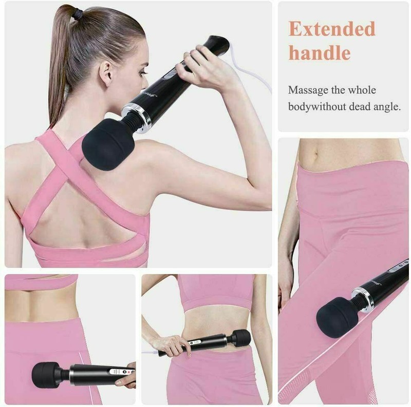 Multi-Speed Vibrating Powerful Wired Massager Wand Full Body Therapy Vibrator gallery