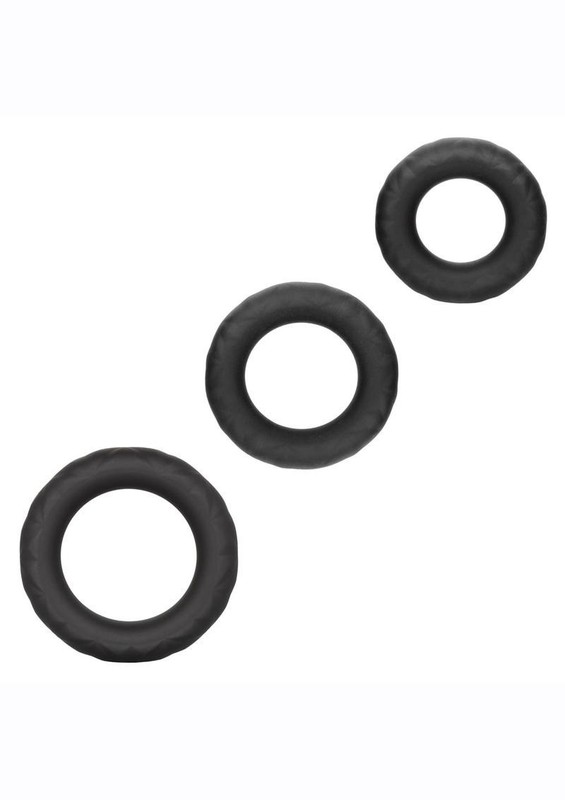 Link Up Ultra Soft Supreme Set Silicone Cock Rings (Set of 3)