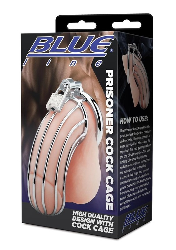 Prisoner Cock Cage – Stainless Steel – free shipping & gift!!
