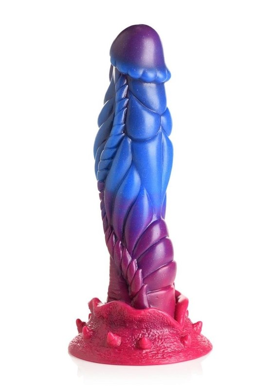 Creature Cocks Intruder Alien Silicone Dildo - Pink/Blue gallery