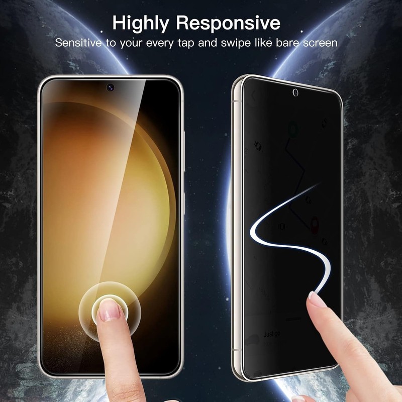 Privacy Screen Protector for Samsung Galaxy S23 6.1 Inch Anti Spy Tempered Glass gallery