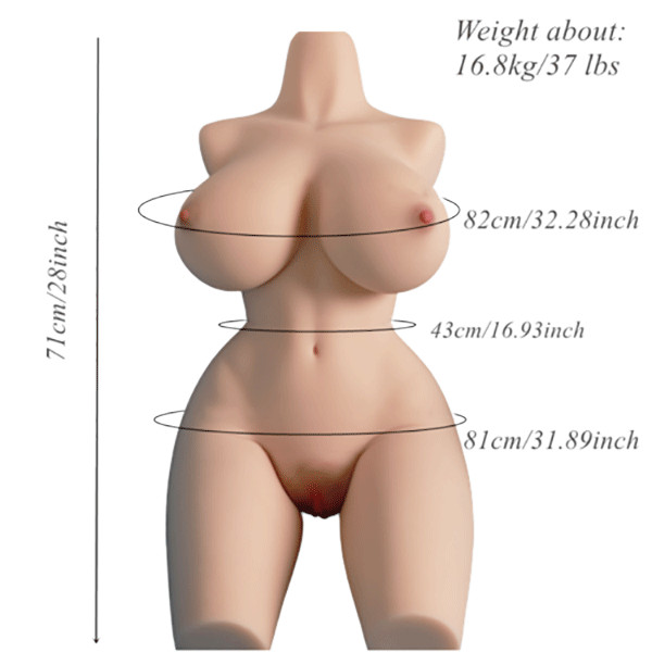 38lb Half Realistic Sex TPE Doll Full Body Life Size Love Toy Huge Dolls for Men gallery