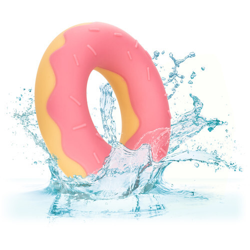 NAUGHTY BITS DICKIN' DONUTS SILICONE DONUT COCK RING BY CALEXOTICS - PINK gallery