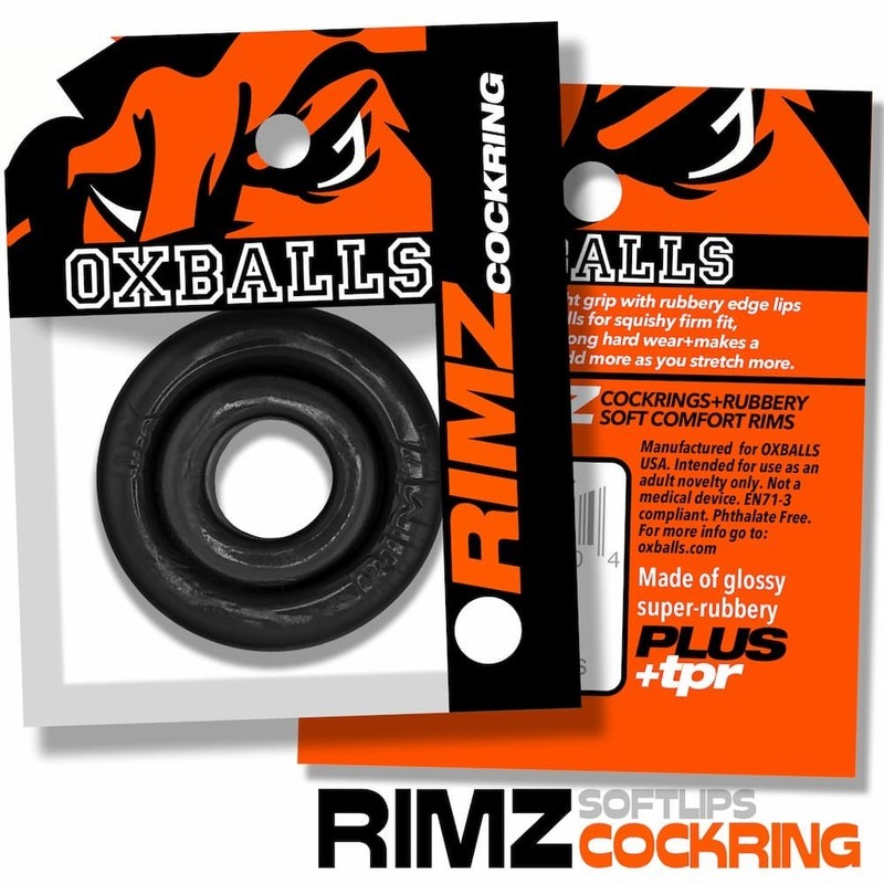Oxballs RIMZ Ringer Cock Ring🍯Male ATOMIC JOCK Stay Hard Penis 3-Pack BallRing