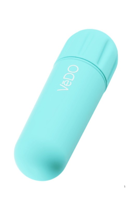 VeDO NITRO Bullet, Rechargeable Vibrating Adult Sex Toy, Travel Size-Turquoise gallery