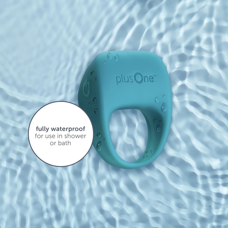 Vibrating Ring for Couples or Individuals, Body-Safe Silicone, Waterproof, US... gallery